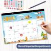 2026-2027 Wall Calendar Jan.2025 - Jun.2026 18 Monthly Planner 12" X 17" Wall Hanging Calendar with Hanging Hook And Julian Dates for Organizing