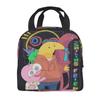 Insulated Lunch Box Smiling Friends Pim And Charlie Merch Food Box Causal Cooler Thermal Bento Box For School