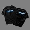 SR 2025 RAYS T-Shirt Unisex JDM Wheel 240GSM 3D Printed Short Sleeve Couple Matching Streetwear Loose Fit Quick Drying T-shirt