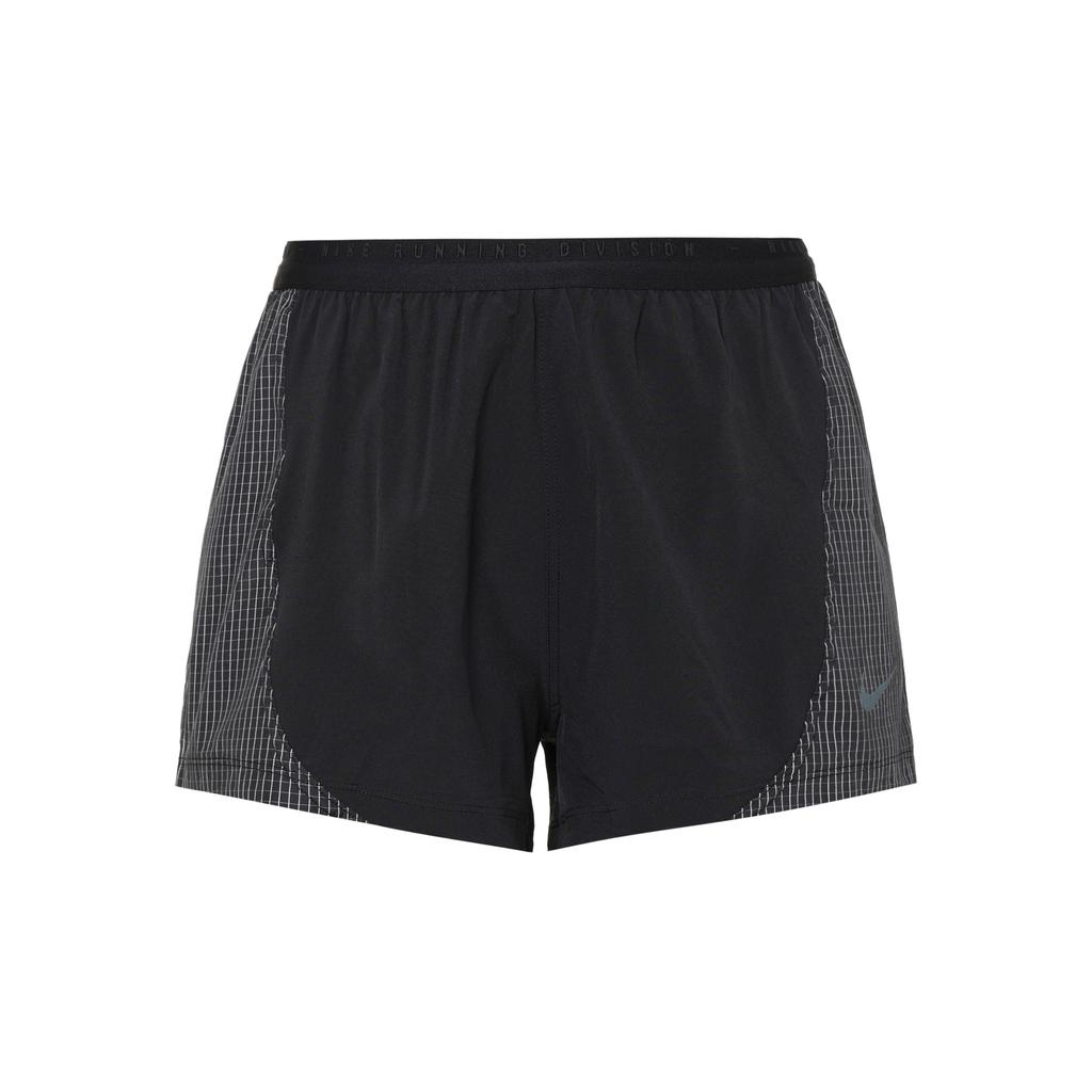 Nike Logo Print Elastic Waist Straight Casual Shorts Women Shorts Black DD6816-010