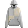 Kith Nelson  Crest American Vintage Color Blocked Long Sleeve Hoodie Men Hoodies Light-Gray KHM032367-002