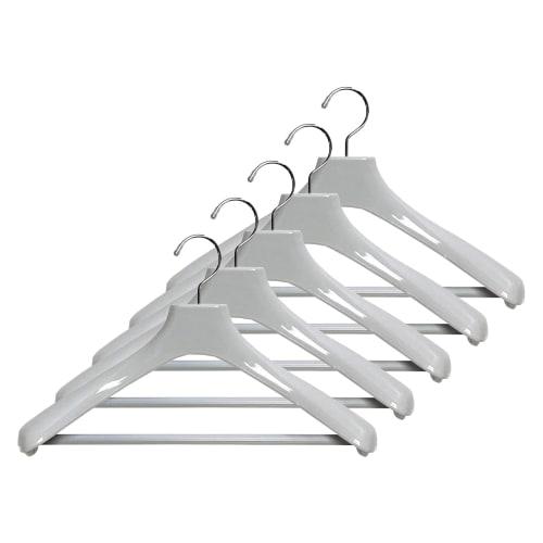 Shinko Hanger Formal Hangers, 39cm Wide x 6.3cm Thick, Roomy, Prevents Sagging, Non-Slip Stop Bar, Rotating Hooks, Stylish, Fits Suits, Shirts, Jacket