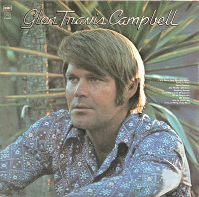 LP Record GLEN CAMPBELL - Glen Travis Campbell ESW11117 Capitol Records 1972 UK Pop Used