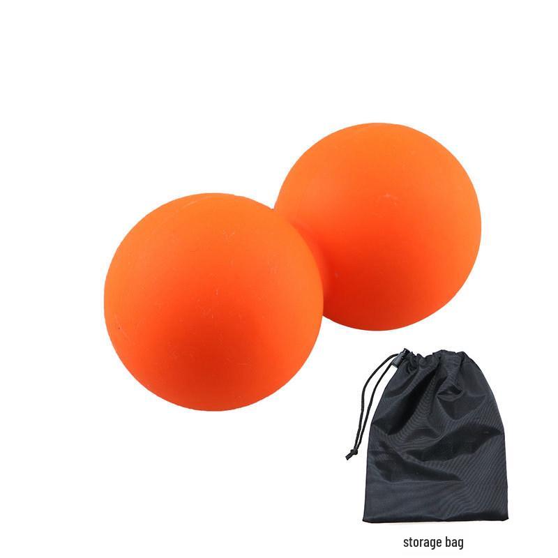 Silicone Muscle Relaxation Massage Ball - Solid Fitness & Training Peanut Ball for Foot Sole
