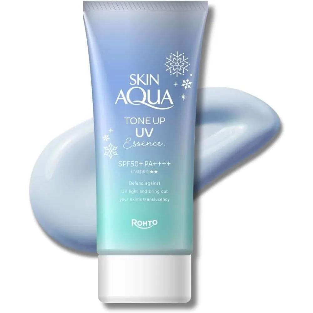 Skin Aqua Tone-Up UV Essence Blue 80g Sunscreen Waterproof Cosmetics