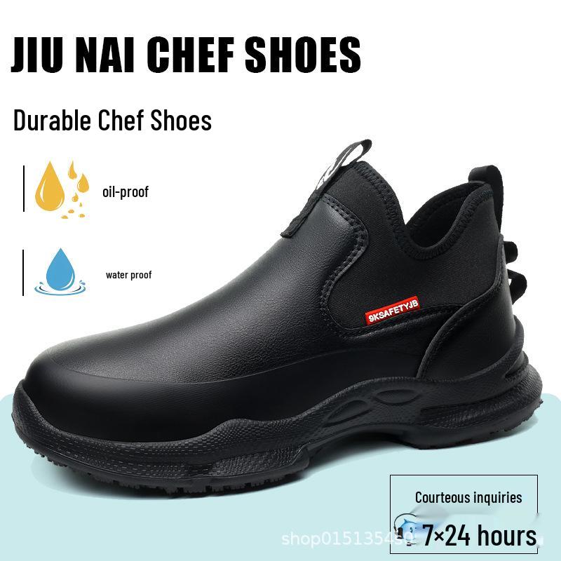 Chef Shoes: Waterproof, Oil-Proof, Anti-Slip, Lightweight, Comfortable, Soft, Non-Tiring, Kitchen Work Footwear