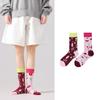 Unisex Trendy Cotton Mid-Calf Socks for Autumn/Winter - Sporty & Casual