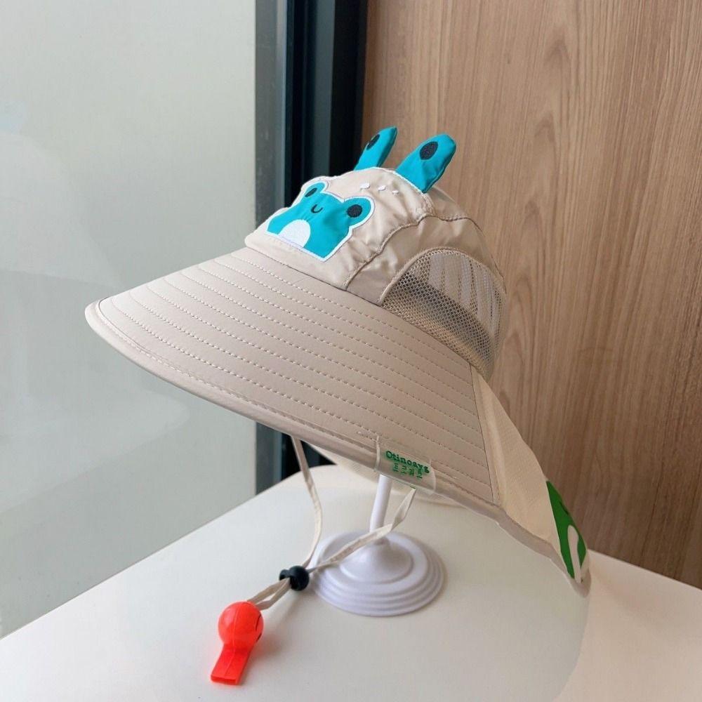 UV Protection Children Beach Hat Breathable Mesh Boys Sunshade Shawl Cap Summer