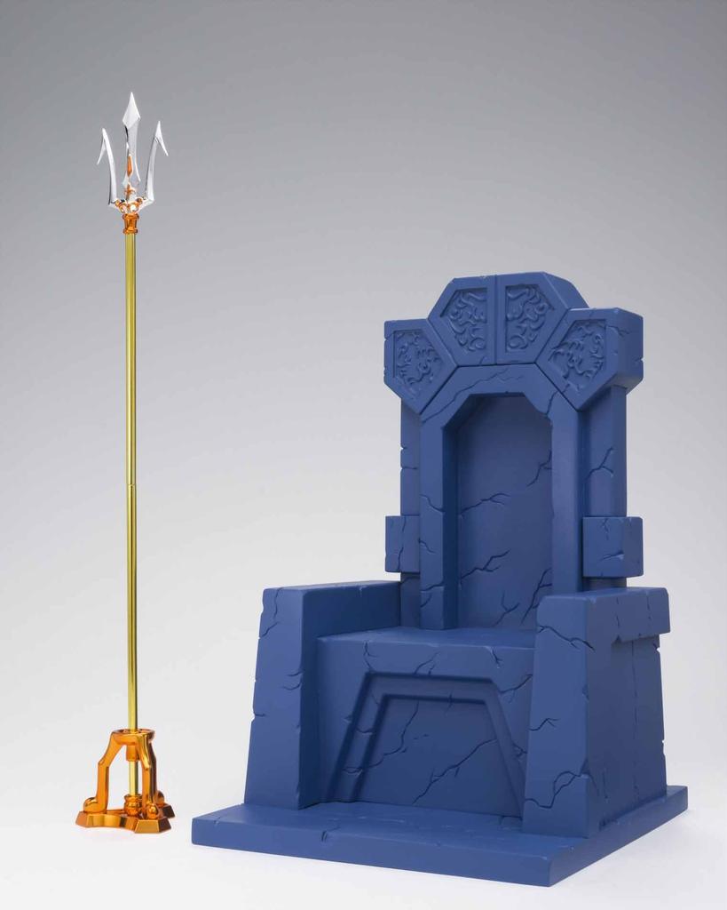 TAMASHII NATIONS Saint Seiya Cloth Myth EX Saint Poseidon Imperial Throne approximately ABS PVC Diecast Painted Movable Figure Seiya Set, 180mm, & &
