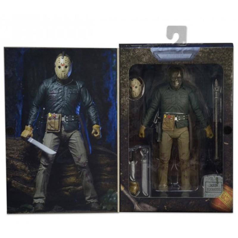 NECA Friday the 13th 30th Anniversary Deluxe Jason Action Figure, 7-Inch Scale with Accessories