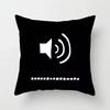 VIKAMA Minimalist Black White Cushion Cover Aesthetic Geometric Print Sofa Pillow Cover Living Room Car Soft Home Decor