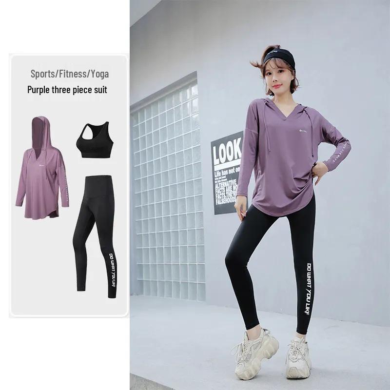 

Women s Quick-Dry Athletic Hoodie Set - Autumn/Winter Long Sleeve Plus Size for Running, Gym, and Yoga 3XL