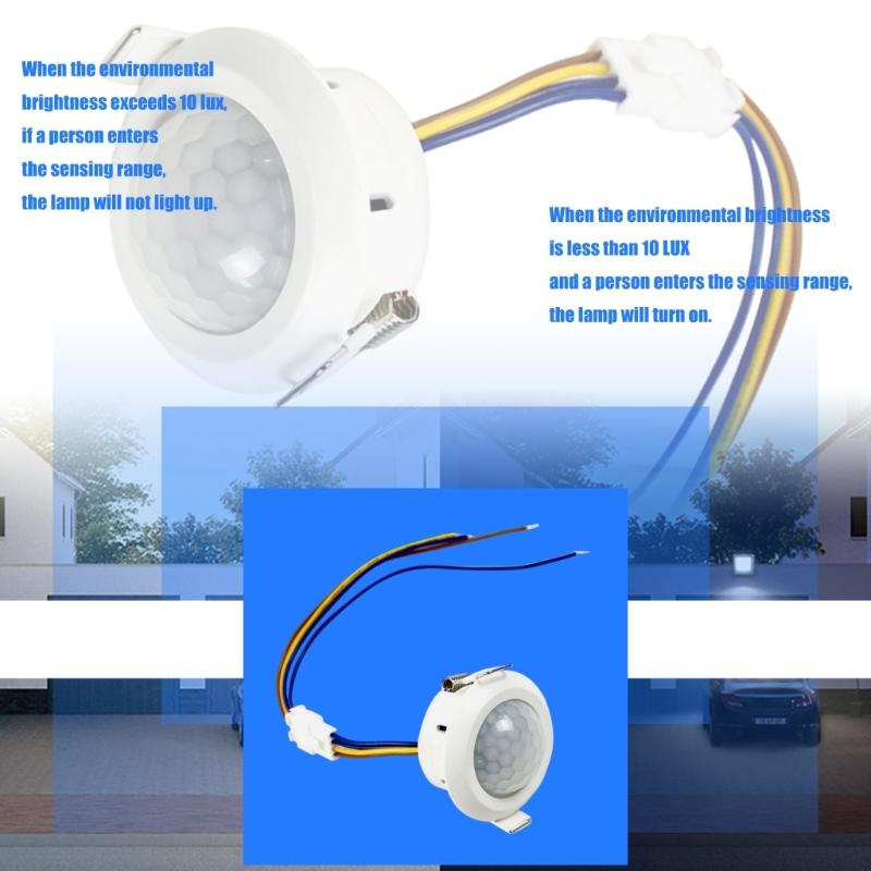 LED Motion Sensors Night Light Switches Automatic Induction Switches Human Body Motion Sensors Light Switches Enduring