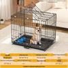 Thickened Wire Folding Dog Cage for Large and Medium Pets