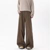 American trendy brand nfit curved split belt wide-leg pants men's and women's loose retro casual pants tide