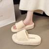 Fashion Slippers Women's Autumn and Winter Outings Flat Bottom Cotton Mopping