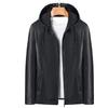 Yalu Herren 2025 Kapuzen-Mode-Kunstlederjacke