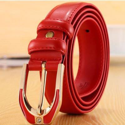 Ležérní dámský pásek Módní dámský pásek Kožený pásek v retro stylu Dívky