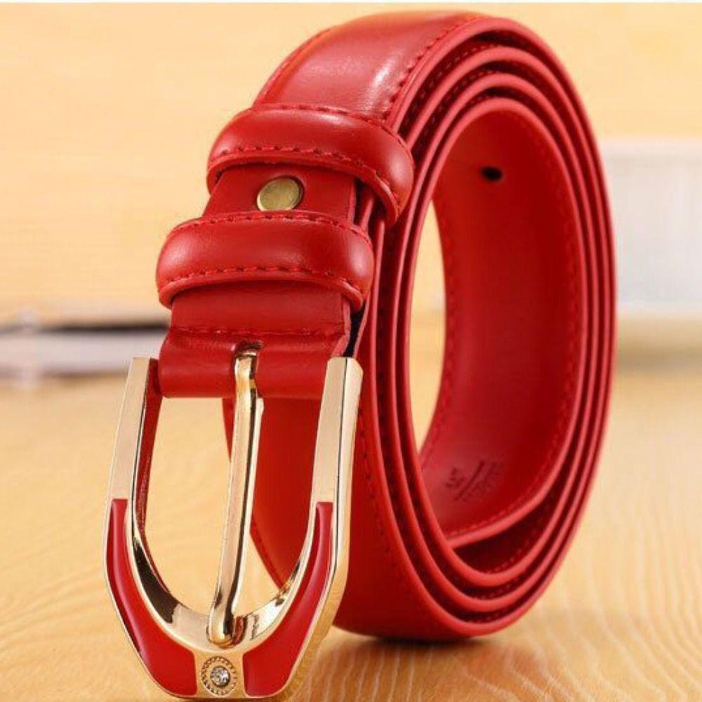Casual Leather Belt Fashion Women Belt Straps Waistband Belt  Personalized