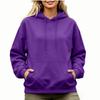 Felpa con cappuccio oversize da donna a spalle scese, manica lunga, per l'autunno