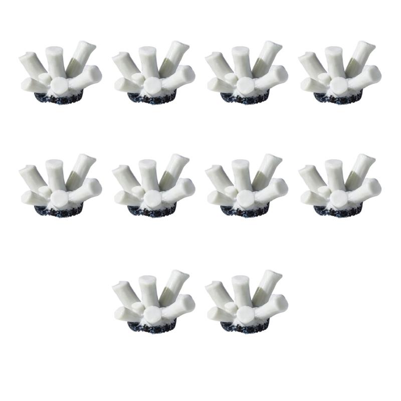 10pcs Colorful Artificial Corals Reef Decoration Simulation Corals Landscape for Bettas Fish Tanks Lovely Styles