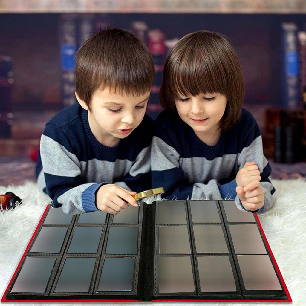 Collectible Card Binder Album 360 Card Holder Trading Card Binder Album Large-capacity Card Binder Notebook for Birthd