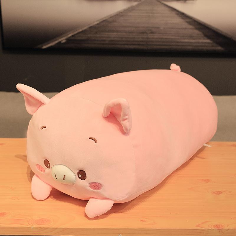 Chubby Panda Dinosaur Plush Doll Cute Pet Cat Long Throw Pillow Cute Cute Piggy Doll Soft Cute Cloth Doll