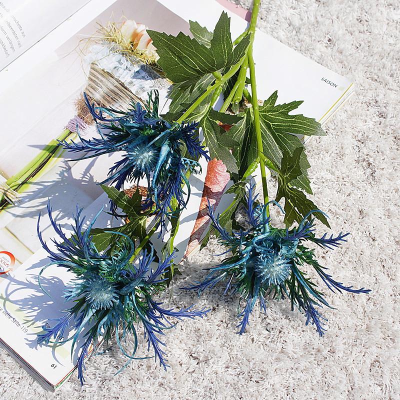 Nordic Ins Style 3-Head Foreign Parsley Imitation Flowers Home Decoration Wedding Photography Soft Decor Design Flowers