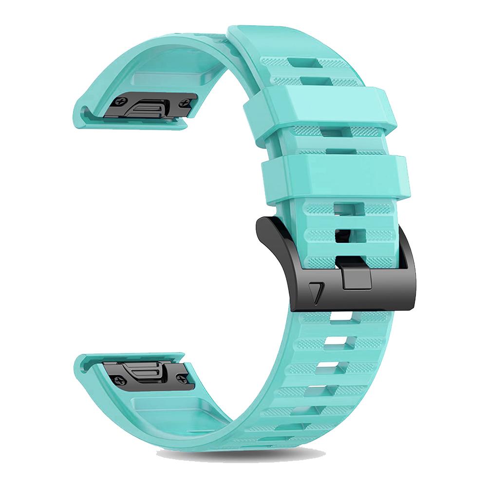 QuickFit 22mm 26mm Silicone Watch Band For Garmin Fenix 6 6X Pro 7X 7 8 E 5X 5 Plus Epix Gen 2 Forerunner 955 965 Tactix 8 Strap