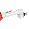 RC Car Front Rear Portal Axle Silver Red Aluminum Alloy High Load Bearings Front Rear Portal Axle Assembly for SCX10 II 1/10 RC Car