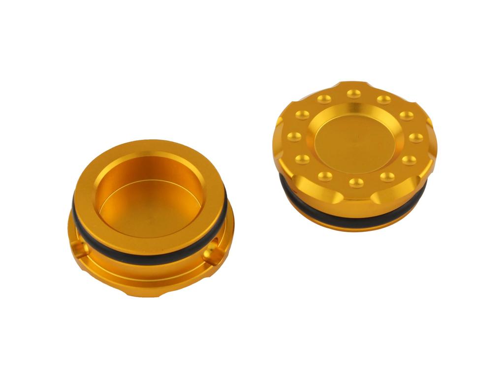 POSH FAITH Motorcycle Supplies Frame Cap Center Z900RS/CAFE (18-24) Gold