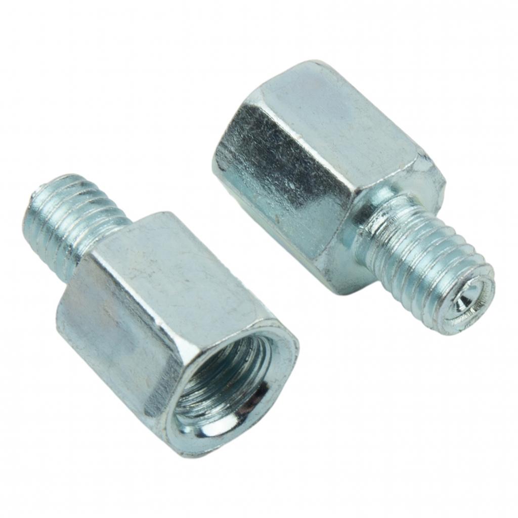 2 Pcs Mirror Adapter Accessories Clockwise Motorcycle Scooter