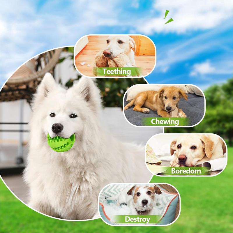 5/6/7cm Silicone Pet Dog Toy Ball Interactive resistant Chew Toy for Small Dogs Tooth Cleaning Elasticity Ball Watermelon Ball