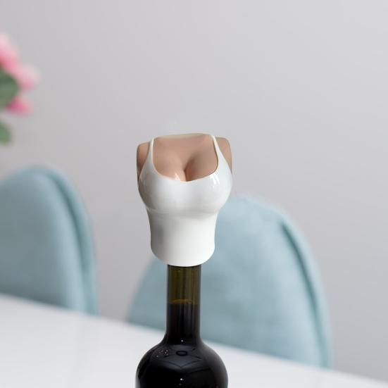 Flaschenöffner Modellförmig Automatischer Drucktyp Glattes Geschwungenes Design Bierflaschenöffner Einfacher One-Touch Kapselentferner Barzubehör