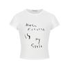 Internet Celebrity Explosion Letter Short-sleeved T-shirt Women, Summer New Slim Slim Slim Print Top