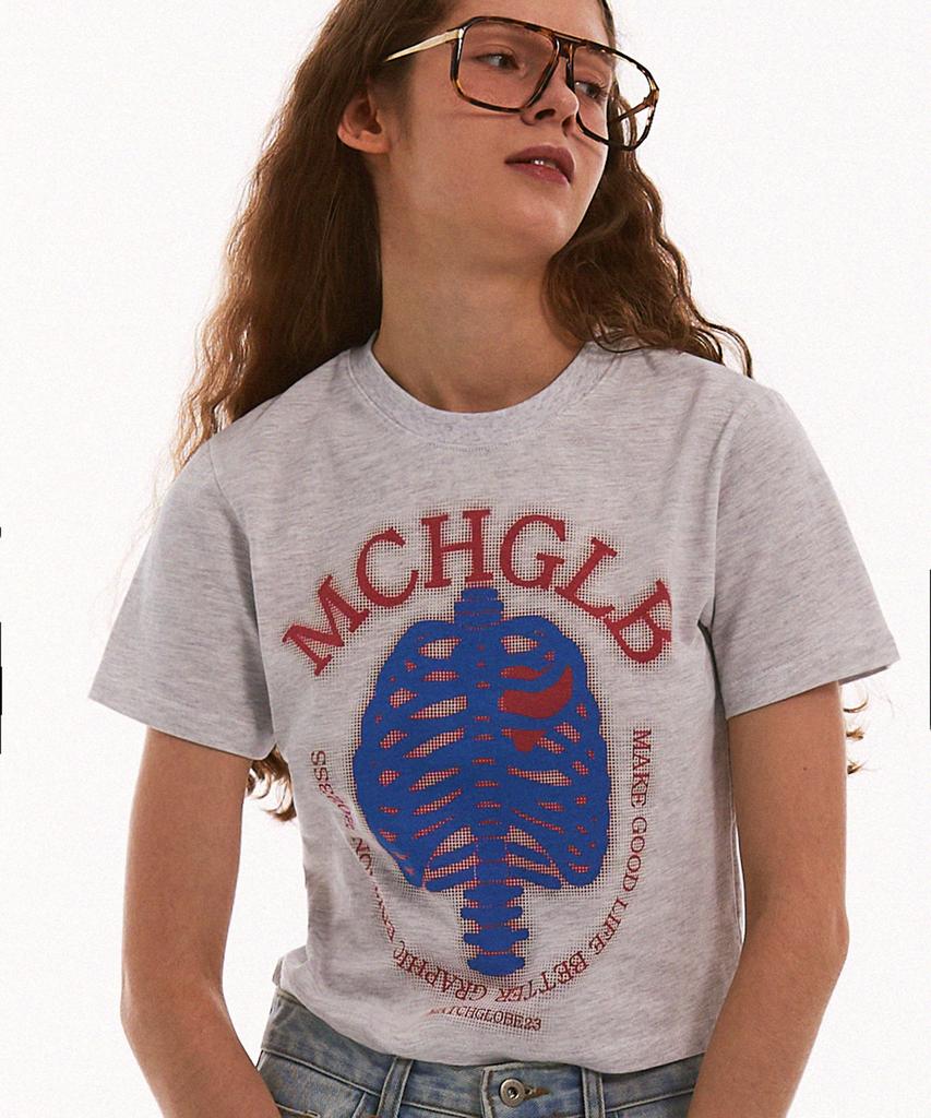MATCHGLOBE In-Played Bonds Crop Tee (Melange)