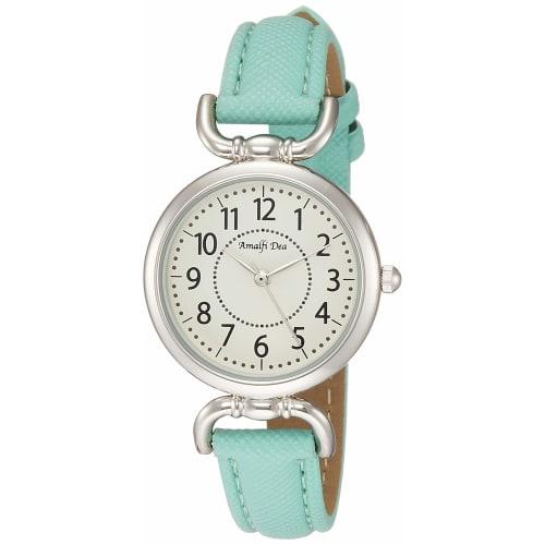 

ALIAS Amalfidia Analog Watch, Waterproof, Leather Strap, White Dial, WW20022A-130, Women s, Blue