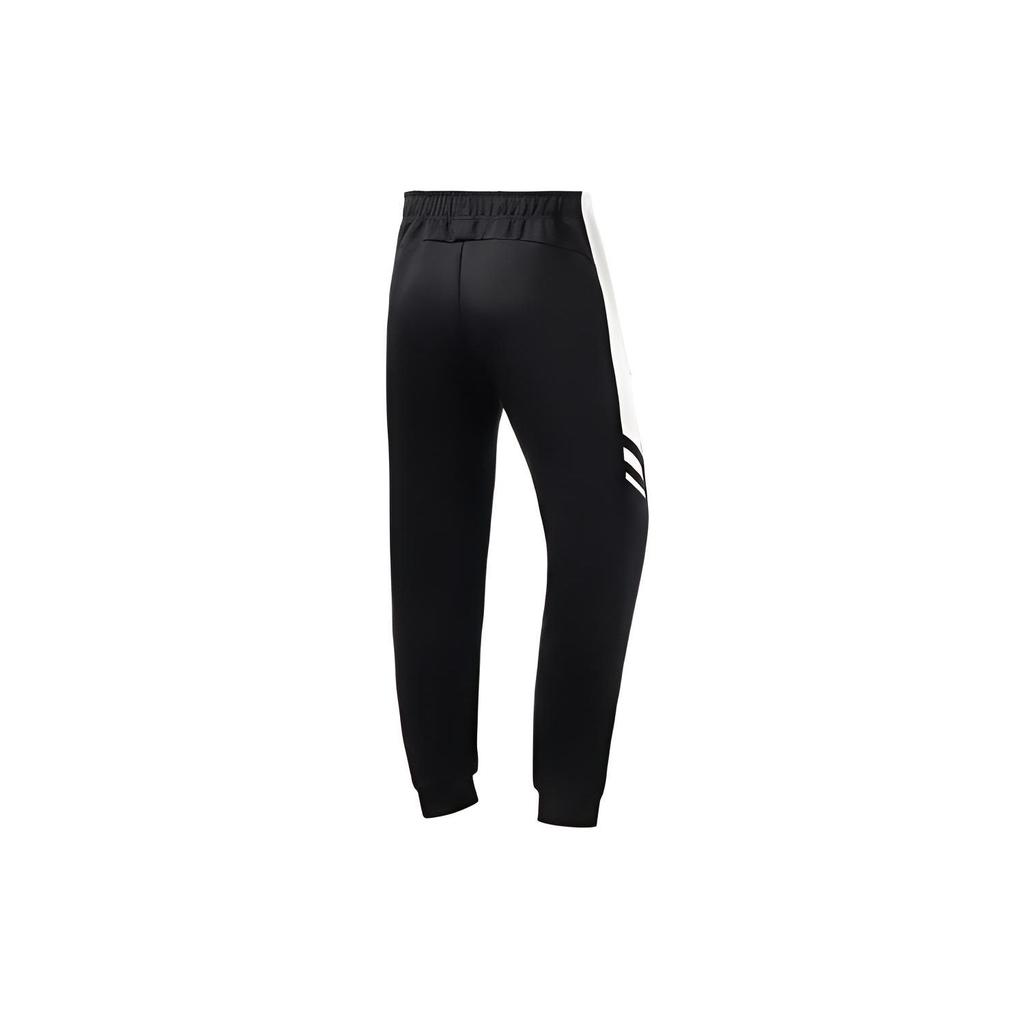 Li Ning Fitness Series Logo Reflective Sports Joggers Men Bottoms Black AKLR459-1