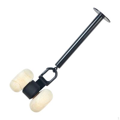Forearm Blaster Exerciser Wood Handle Stable Strengthener Curler Roller for