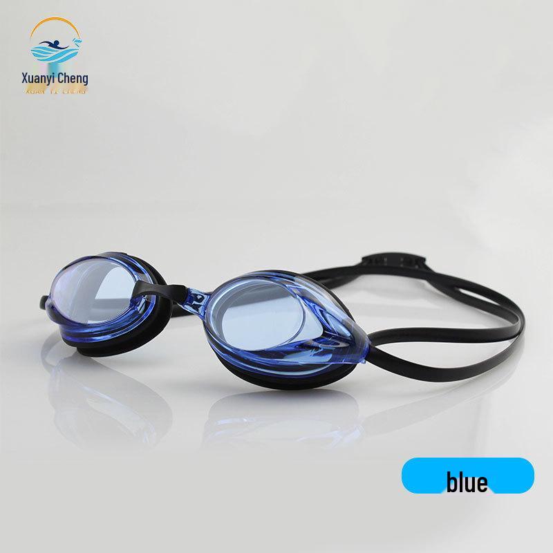 Occhialini da Nuoto da Gara Professionali HD Antiappannamento Unisex con Logo Stampabile