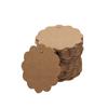 50/100 pcs Kraft Paper Tags Heart Kraft Paper Gift Tags for Gifts Arts and Crafts Wedding Thanksgiving Christmas Birthday Party