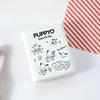 White Puppy Album Clear Pockets Holds 40 Mini Photos Instax Photo Album for Fuji Instax & Name Card 7s 8 25 50s Mini Photo Album