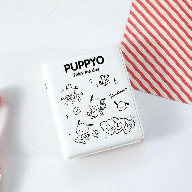 White Puppy Album Clear Pockets Holds 40 Mini Photos Instax Photo Album for Fuji Instax & Name Card 7s 8 25 50s Mini Photo Album