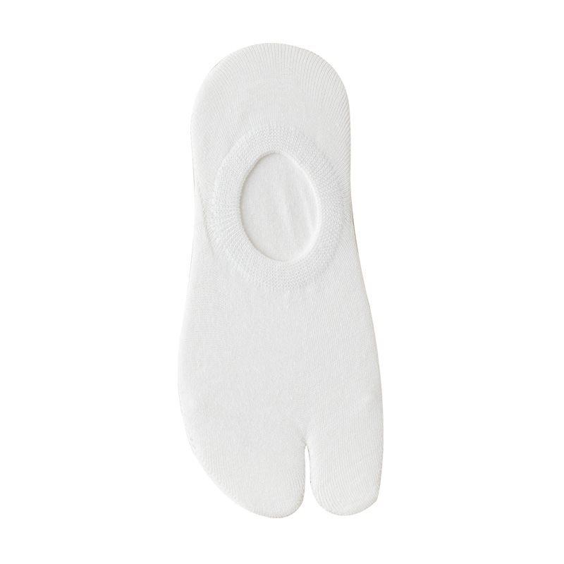 Zweifinger-Baumwollsocken im japanischen Stil, Unisex-Clogsocken, Zehentrennersocken aus Polyester, Kimono-Flip-Flop-Sandalen, geteilte Zehensocken