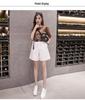 Women's High-Waisted Wide-Leg A-line Shorts - Summer 2026 Korean Style Casual Capris