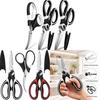 Kitchen Scissors Set With Stainless Steel Blades For Seafood And Meat Preparation