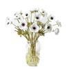 10pcs Artifical Real Touch Pu Anemone Flower Bouquet Room Home Decor (white - 10pcs)