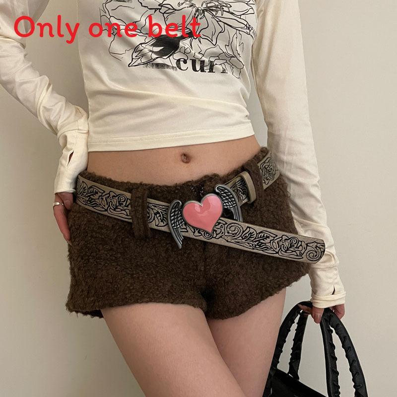 Punk Pu Leather Waist Belt For Women With Metal Pin Buckle For Casual Denim Style
