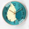 10-inch 25cm Light Luxury Creative Fully Automatic Time-based Radio Clock Living Room Dining Room Mute Wall Clock Clock