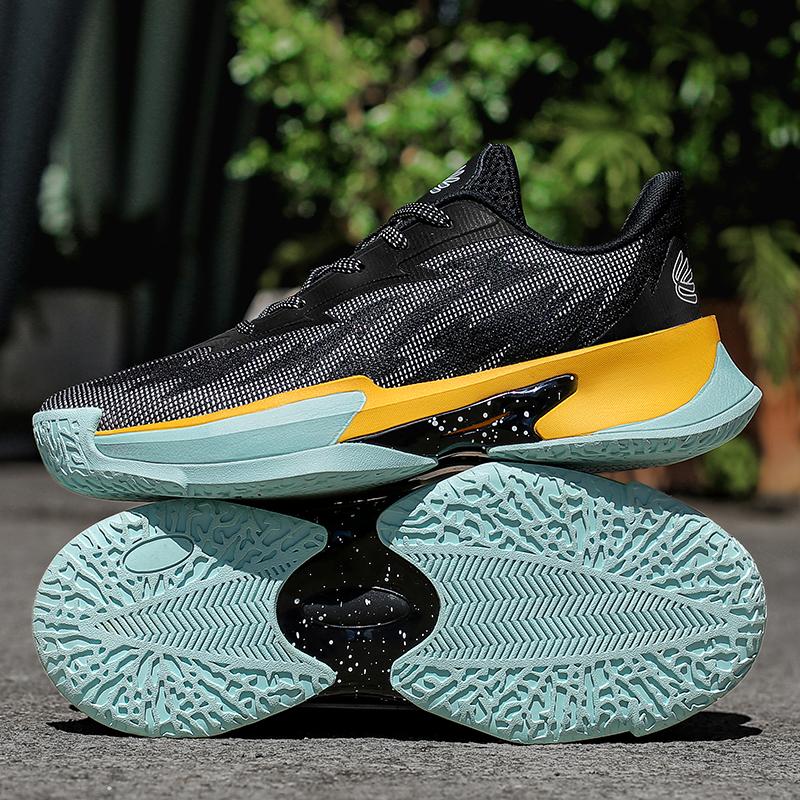 Basketball Shoes Men Women Blue Upper Outdoor Sneakers Spring Autumn Cushioning Technology Breathable Big Size
